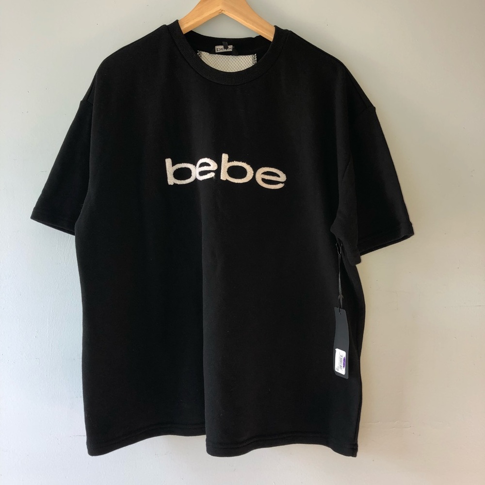 Bebe sport short sleeve sweater